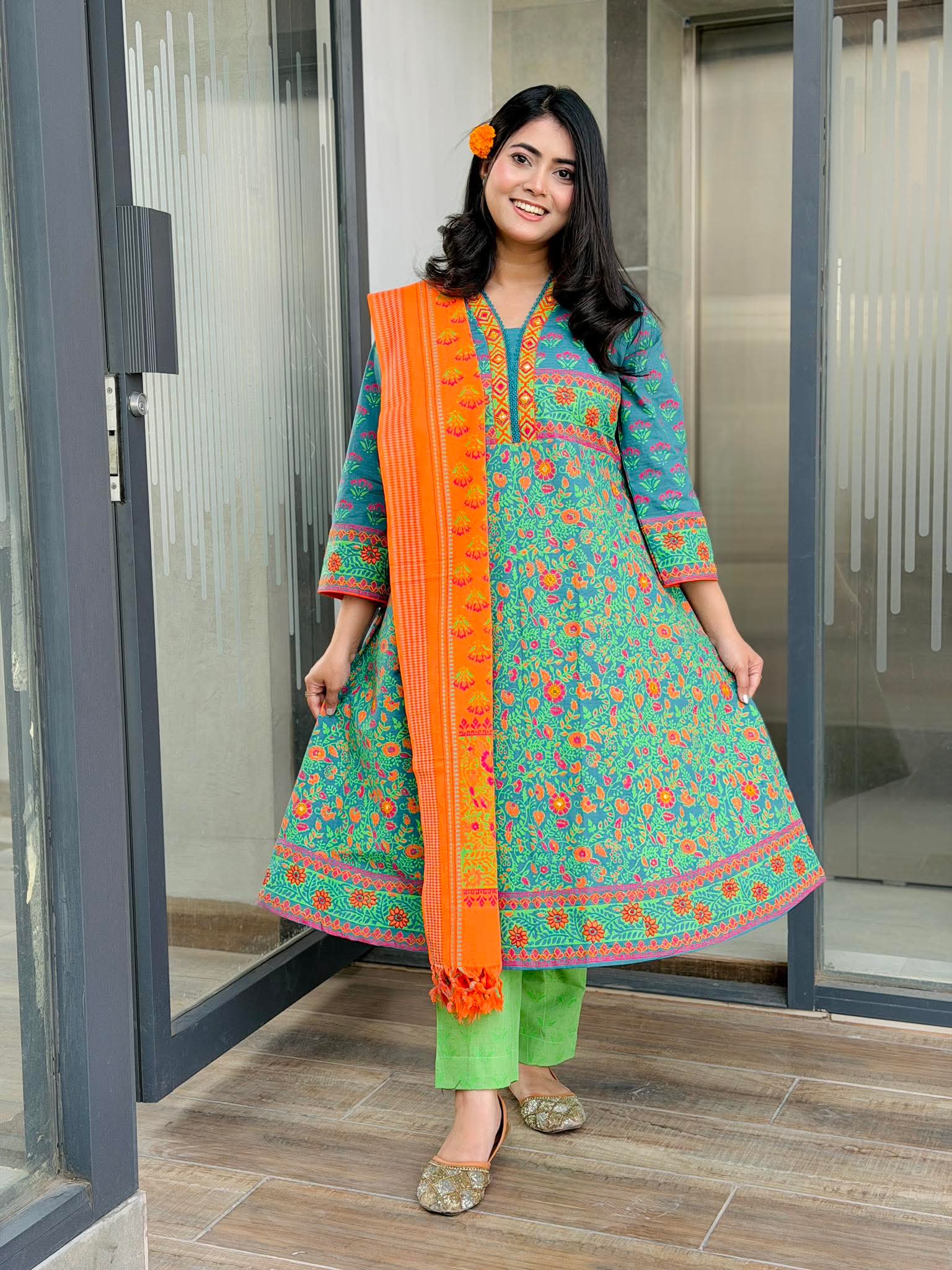 Ash-Green ভিসকস কটন