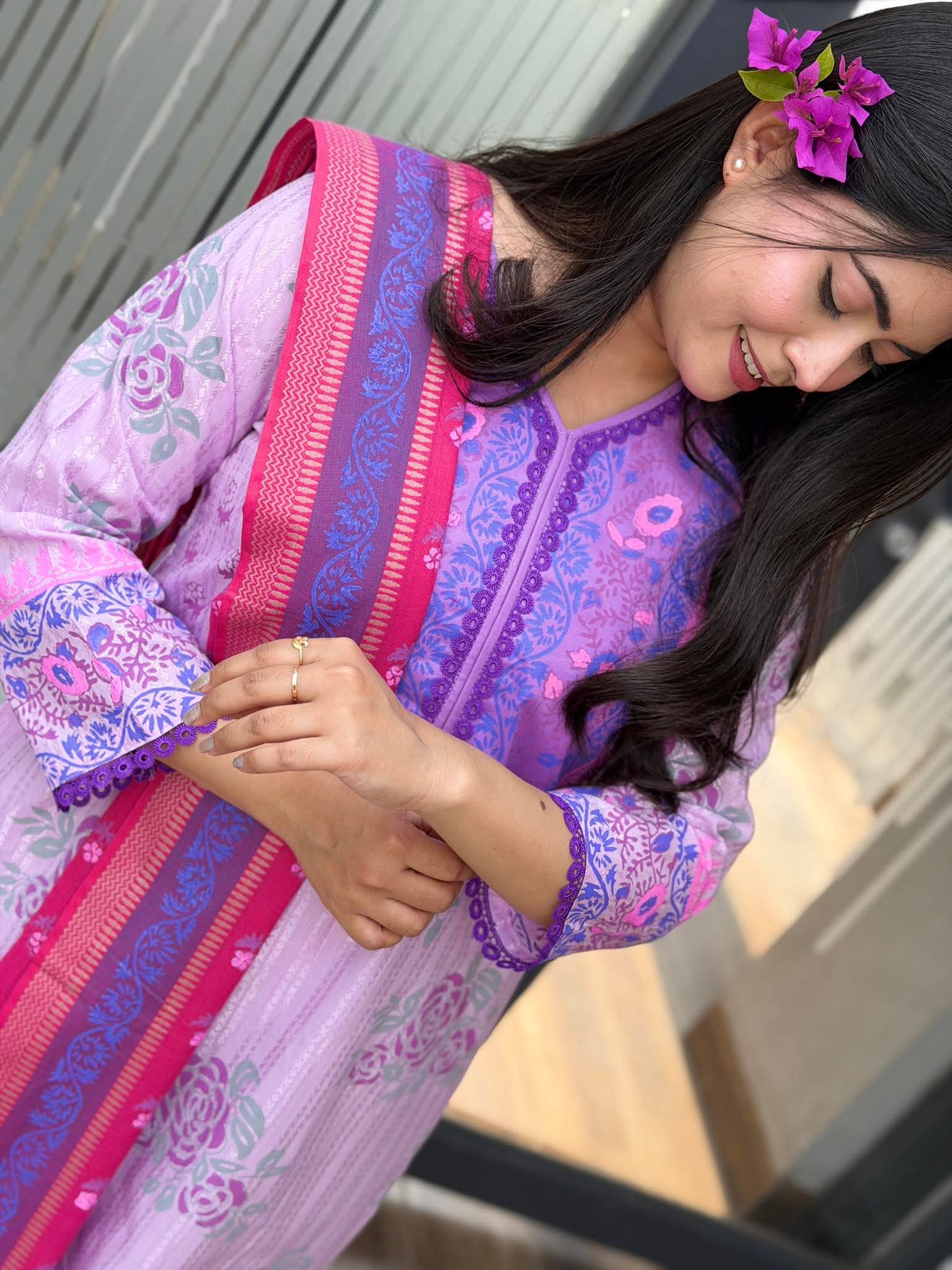 Light Lavender রেয়ন সিল্ক